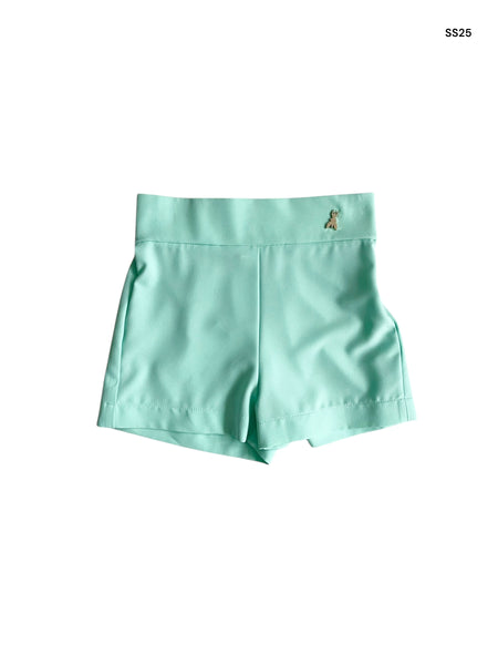 Short acqua per bambina