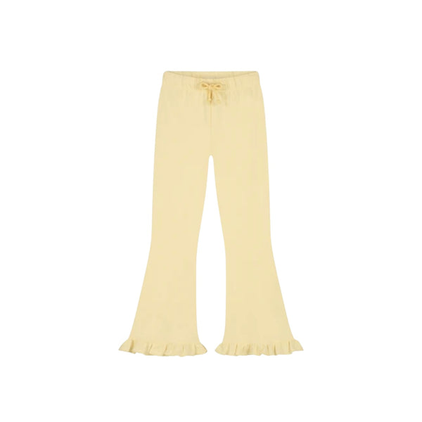 Pantalone in felpa giallo per bambina