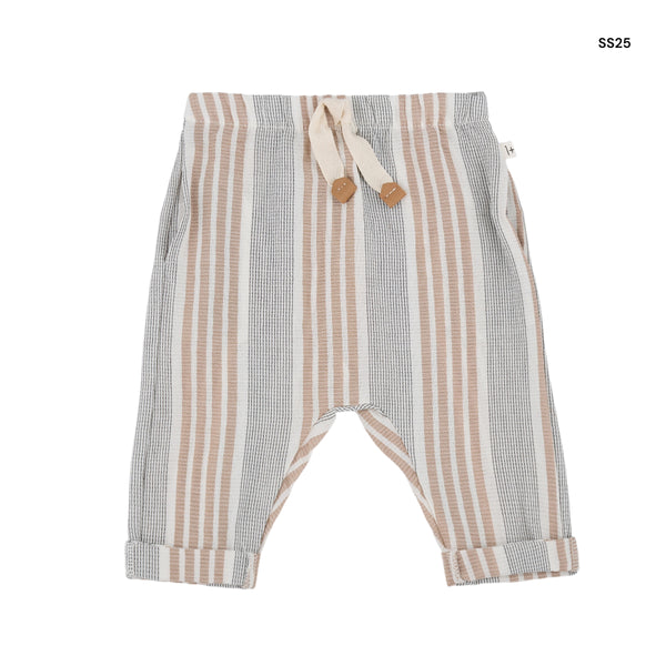 Pantalone a righe multicolor per neonato