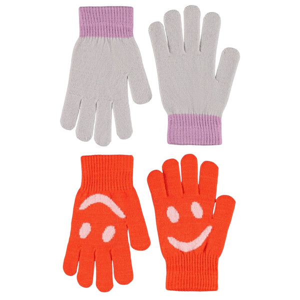Guanti lavorati a maglia multicolor per bambini