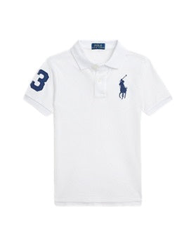 Polo bianca per neonati e bambini