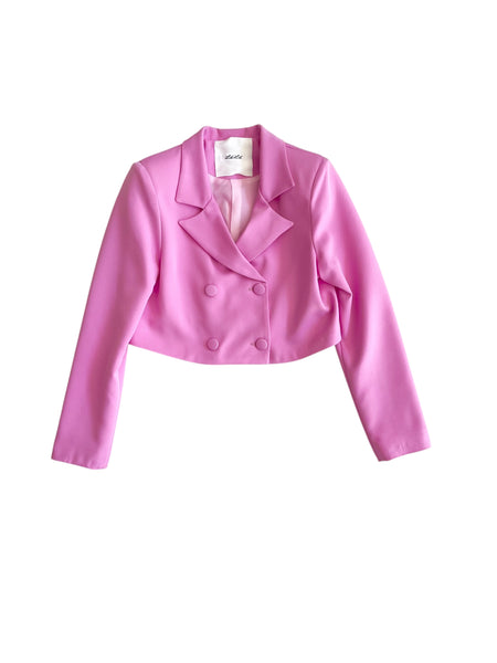 Giacca rosa bubble per bambina