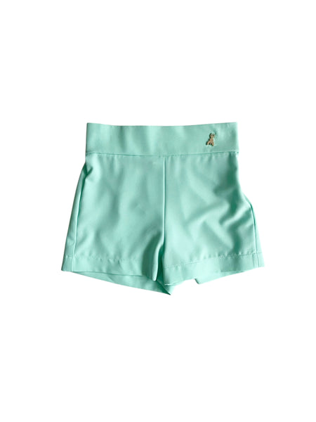 Short acqua per bambina