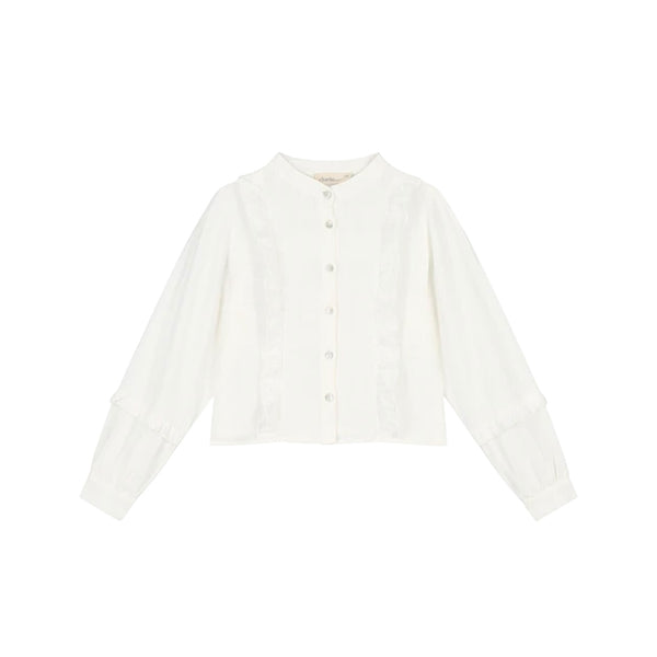 Camicia panna  per bambina