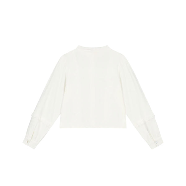Camicia panna  per bambina