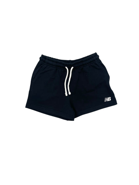 Short in felpa nero per bambina