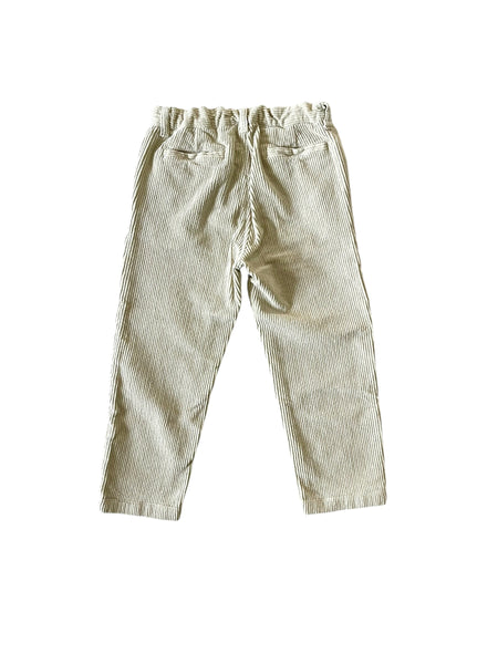 Pantalone sabbia in velluto a coste per bambino