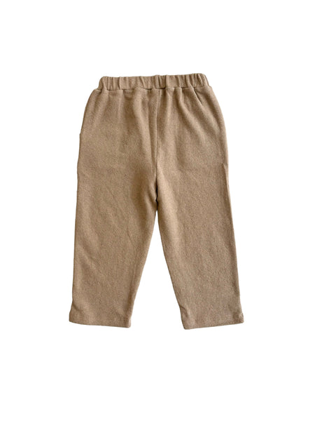 Pantalone in maglia biscotto per neonati e bambini