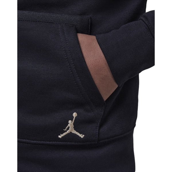 Felpa nera con logo per bambino