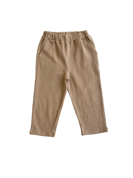 Pantalone in maglia biscotto per neonati e bambini