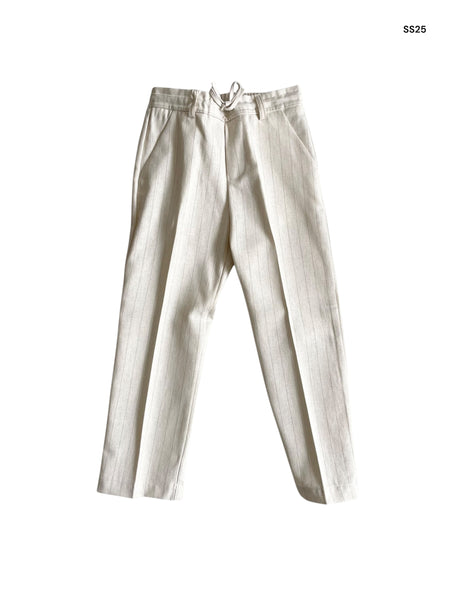 Pantalone gessato per bambino