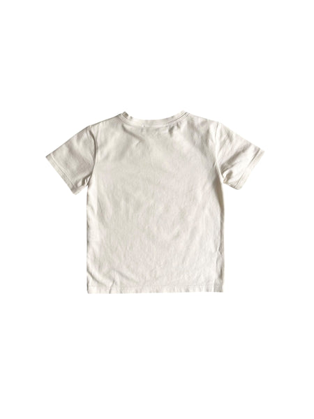 T-shirt avorio per neonati e bambini