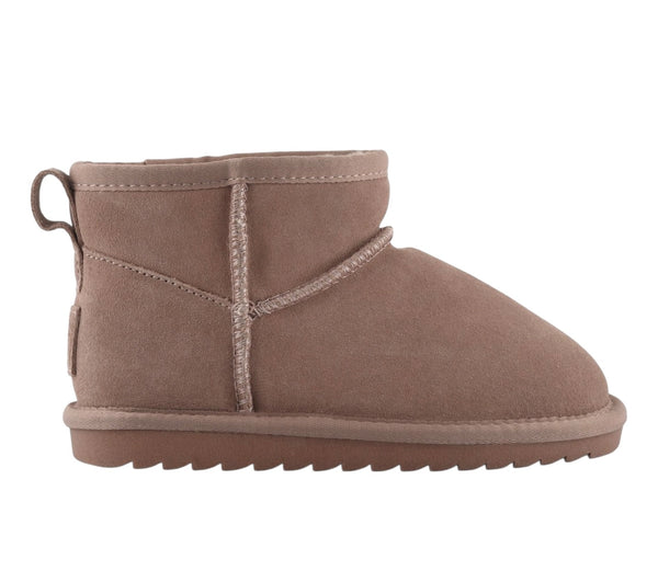 Stivale basso malva per bambina