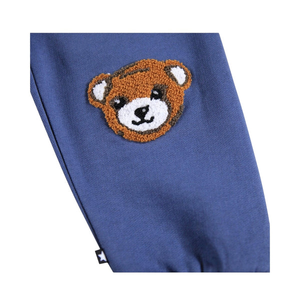 Pantalone blu con orsetti per neonato