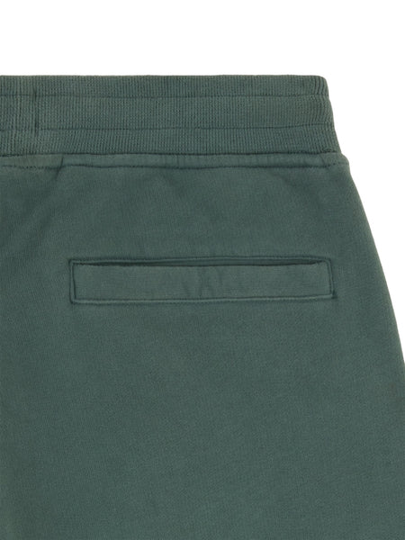 Pantalone in felpa verdone con logo