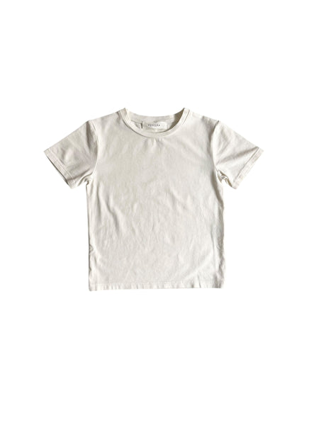 T-shirt avorio per neonati e bambini