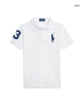 Polo bianca per neonati e bambini
