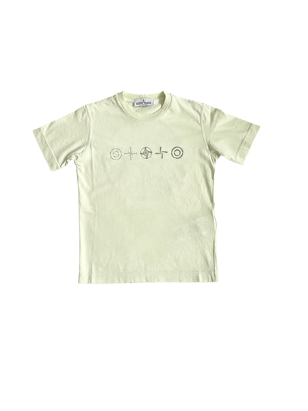 T-shirt clorofilla con logo per bambino