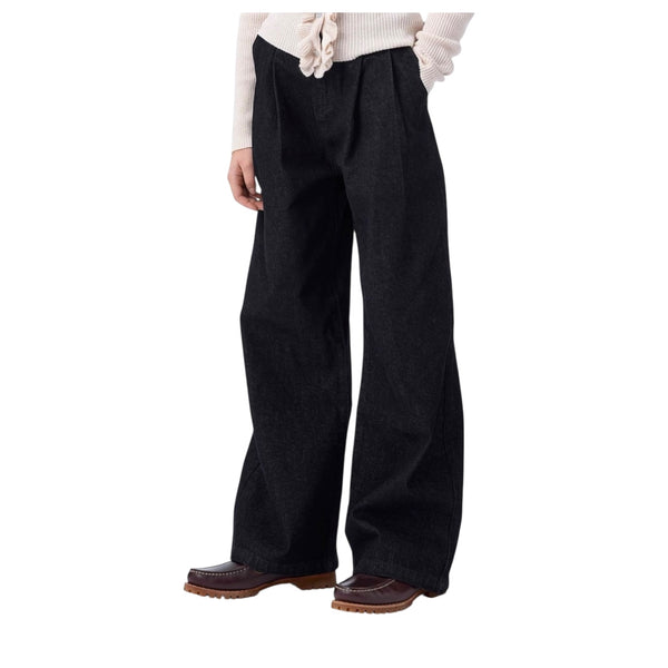 Jeans in denim nero per bambina