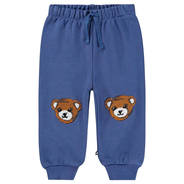 Pantalone blu con orsetti per neonato