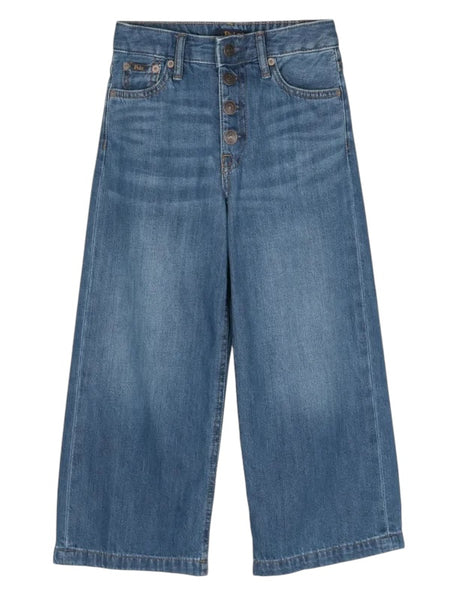 Jeans in denim blu per bambina