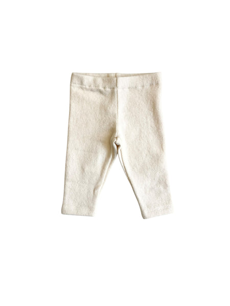 Leggings panna per neonata