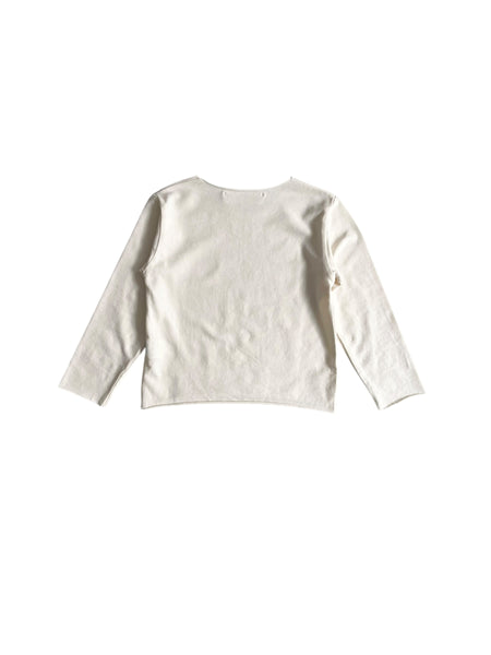 T-shirt avorio per neonati