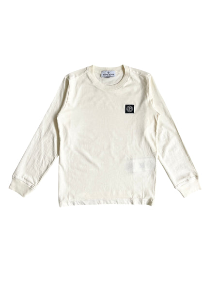 T-shirt burro con logo per bambino