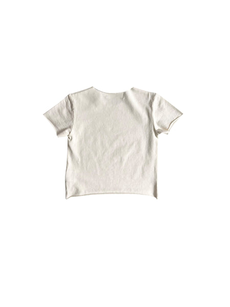 T-shirt avorio per neonati
