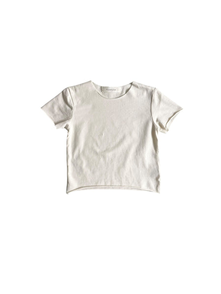 T-shirt avorio per neonati