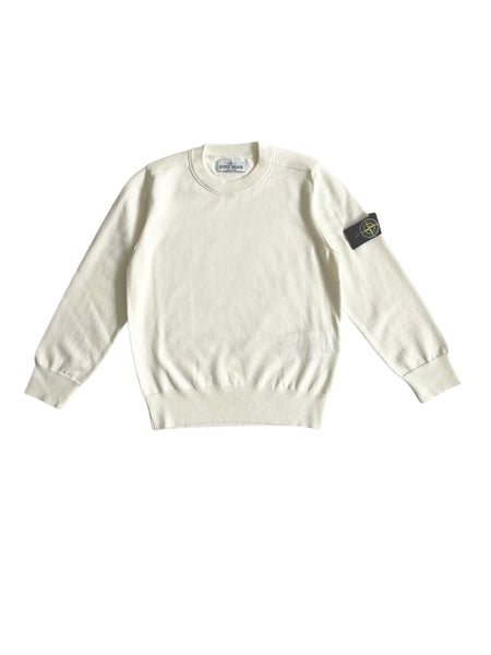 Maglia panna con logo per bambino