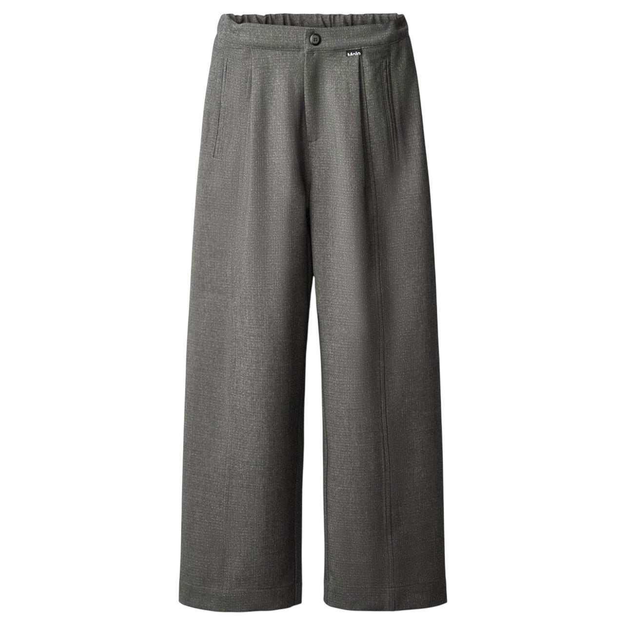 Pantalone grigio  con filo argentato per bambina