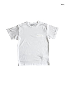 T-shirt bianca con dettaglio gesso per bambino