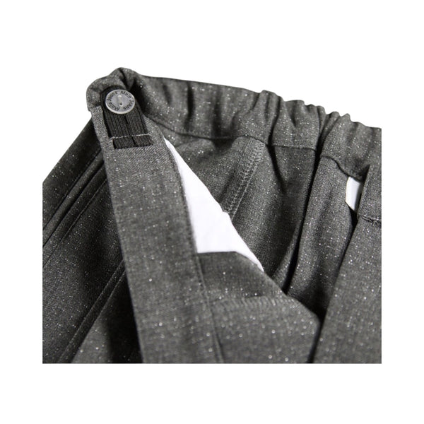 Pantalone grigio  con filo argentato per bambina