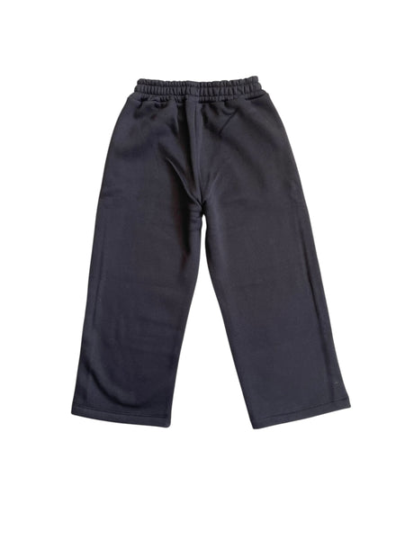 Pantalone in felpa nero per bambina