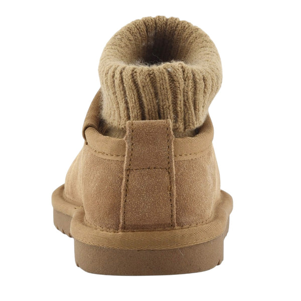 Sabot tan con calzino per bambina