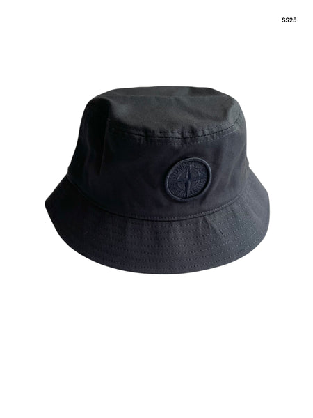 Cappello alla pescatora blu con logo per bambino