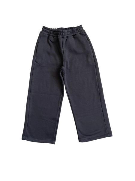 Pantalone in felpa nero per bambina