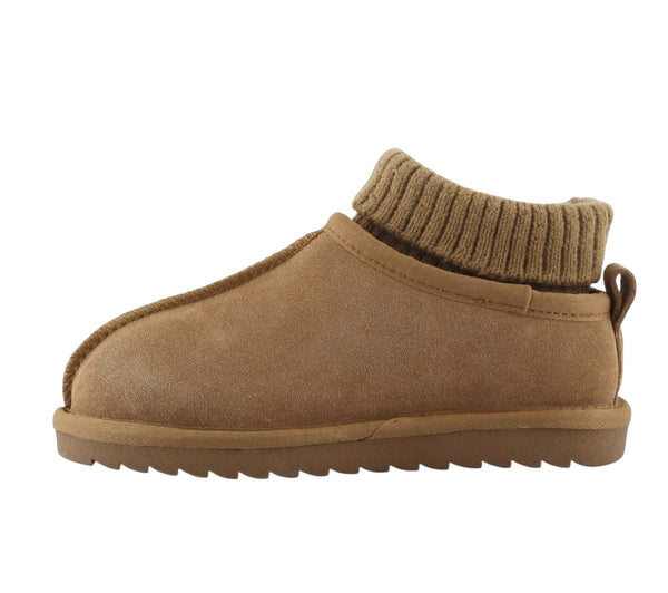 Sabot tan con calzino per bambina