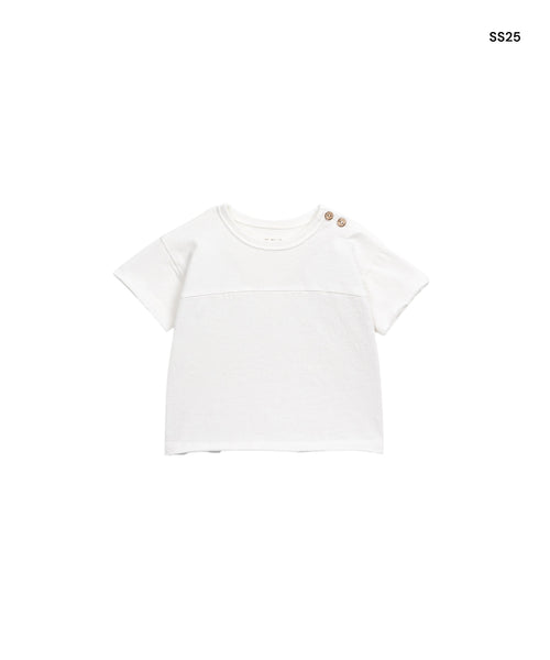 T-shirt bianca per neonato