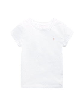 T-shirt bianca per neonata e bambina