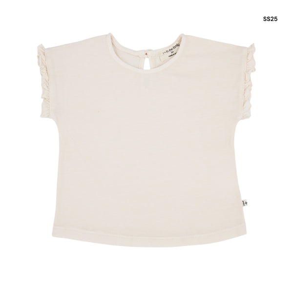 T-shirt panna per neonata