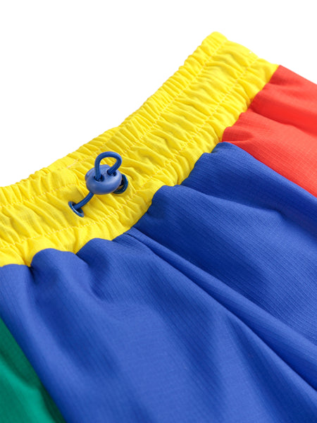 Costume color block multicolor per neonato e bambino