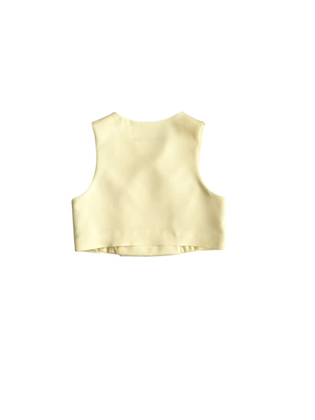 Gilet giallo per bambina