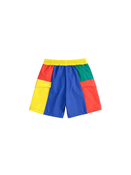 Costume color block multicolor per neonato e bambino