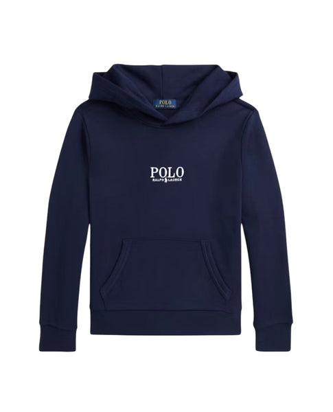 Felpa blu con cappuccio per bambini