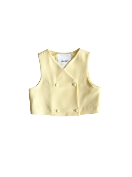 Gilet giallo per bambina