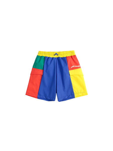 Costume color block multicolor per neonato e bambino