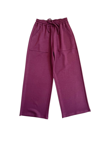 Pantalone bordeaux per bambina