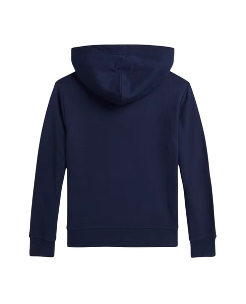 Felpa blu con cappuccio per bambini